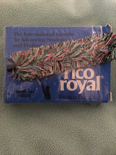 RICO ROYAL Boite De 9 Anches Sax Ténor - Force 2,5 + Goupillon