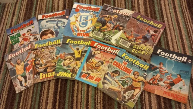 Football Picture Story Monthly Comic Joblot