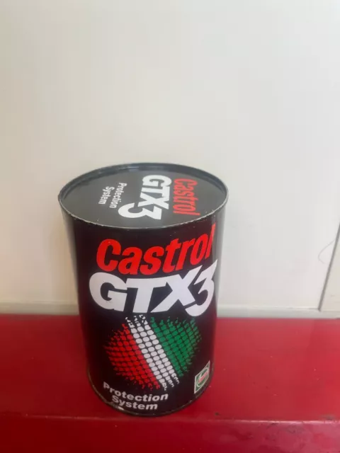 Olio Vintage Castrol GTX 3 - anni 80/90 sigillata e piena