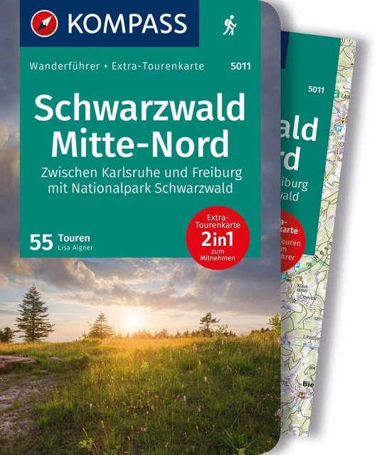 KOMPASS Wanderführer Schwarzwald Mitte-Nord, 50 Touren Lisa Aigner