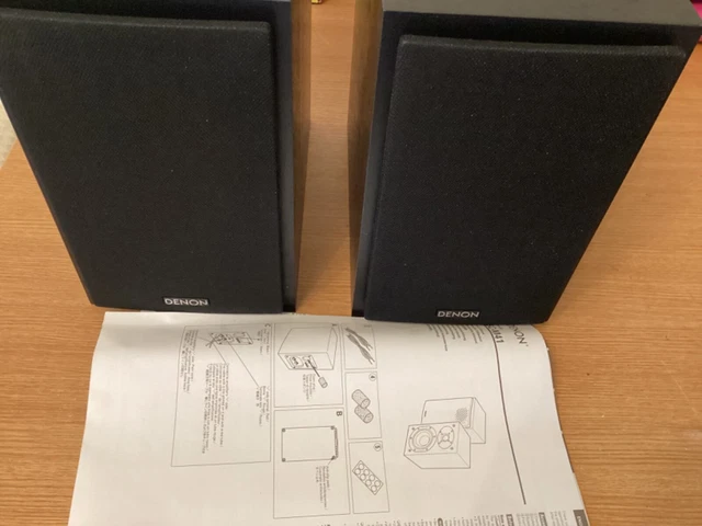 DENON SC-M41 SPEAKERS - Black (speakers only) £20.00 - PicClick UK