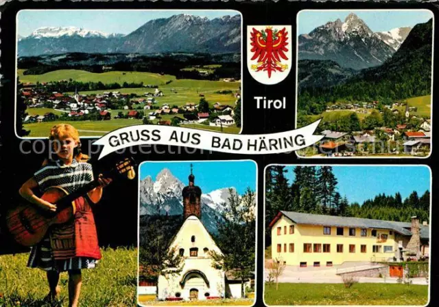 72859055 Bad_Haering_Tirol Panorama Kirche Brunnen  Bad_Haering_Tirol