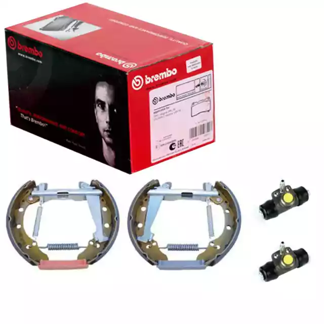 BREMBO BREMSBACKEN SATZ HINTEN passend für AUDI 80 90 SEAT CORDOBA IBIZA SKODA F