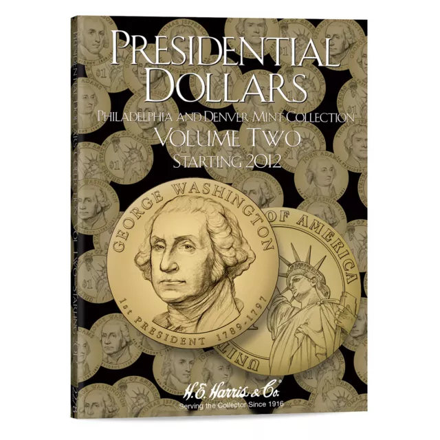 Presidential Dollar Folder Vol. II - P&D Mint - Harris Brand