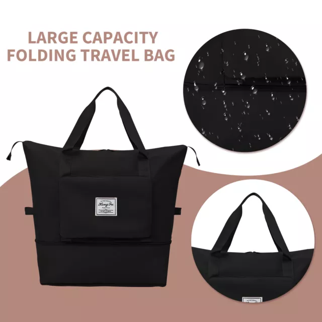 Coospy Faltbare Reisetasche mit großer Kapazität, Tragbar Reisetaschen Leicht wa 3