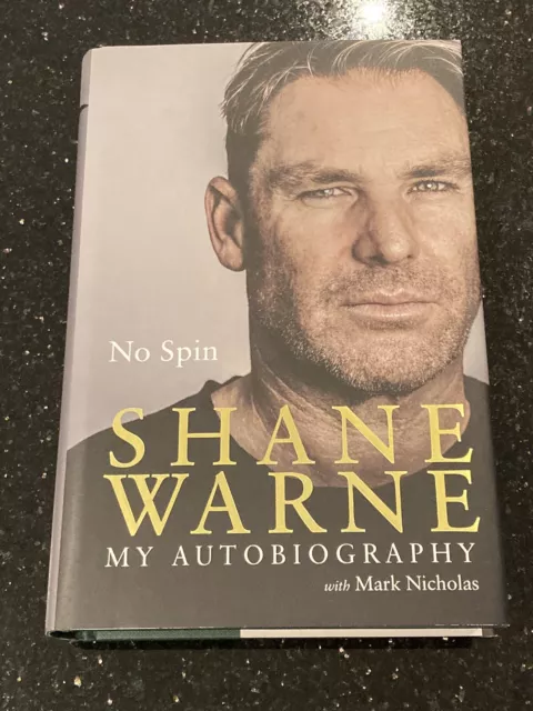 SIGNED SHANE WARNE AUTOBIOGRAPHY BOOK HB - SIGNED 1st SPECIAL EDITION - CRICKET