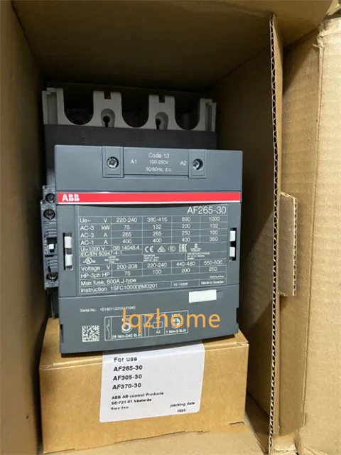 AF265-30-11-13 ABB Contactor  Brand New In Box  Fast shipping#DHL or FedEx