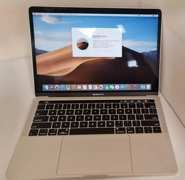 MacBook Pro Touch Bar 13 Retina 2019 Core i5 8th Gen  16Go RAM  256Go SSD QWERTY
