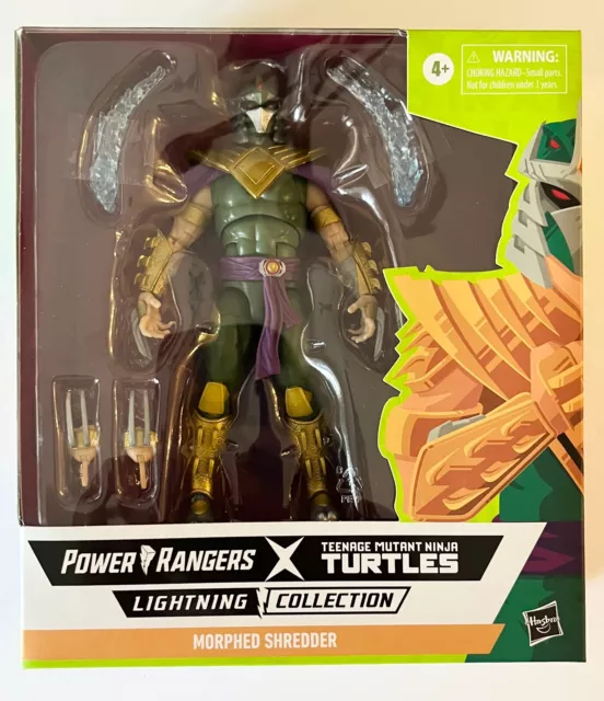 Power Rangers X Tmnt Lightning Collection Morphed Shredder Green Ranger New-Mib!