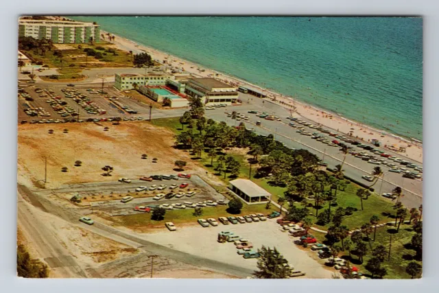 Lake Worth FL-Florida, Aerial Of Lake Worth Beach, Antique, Vintage Postcard