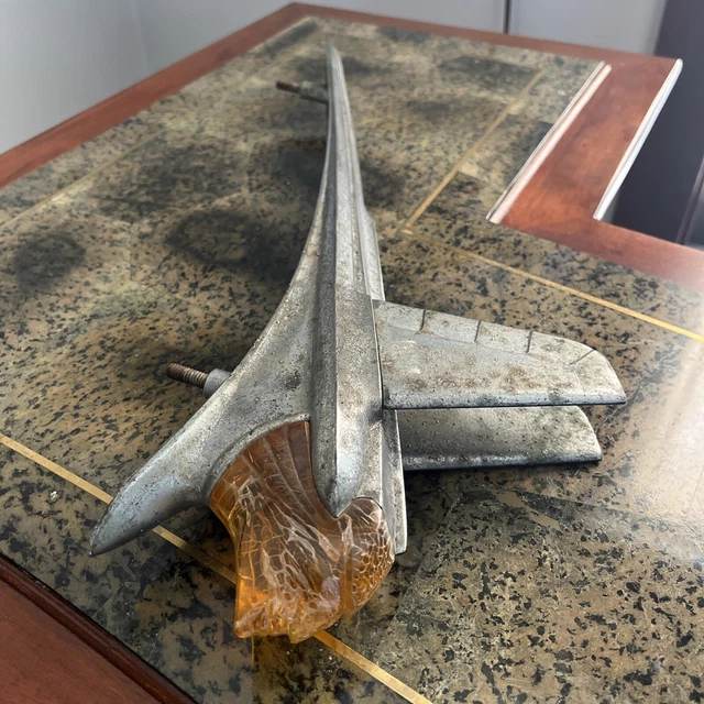Original Rare 1953 Pontiac Chieftain Hood Ornament 4152169 Vintage OEM Patina