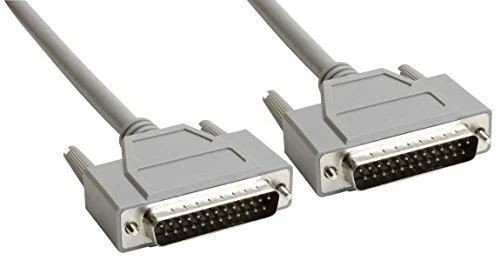 Amphenol CS-DSSMDB25MM-002.5 25-Pin DB25 D-Sub Cable Shielded Male/Male 2.5
