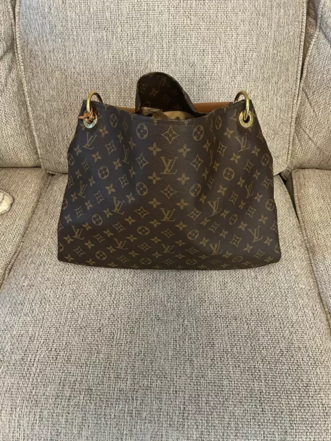 Louis Vuitton Monogram Artsy MM Hobo Bag 43lk722s Authentic