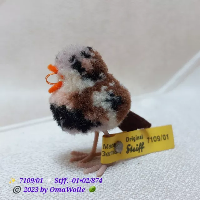 🧶 Original Steiff »Ulmer Spatz« •  Steiff Art.-Nr. 7109/01