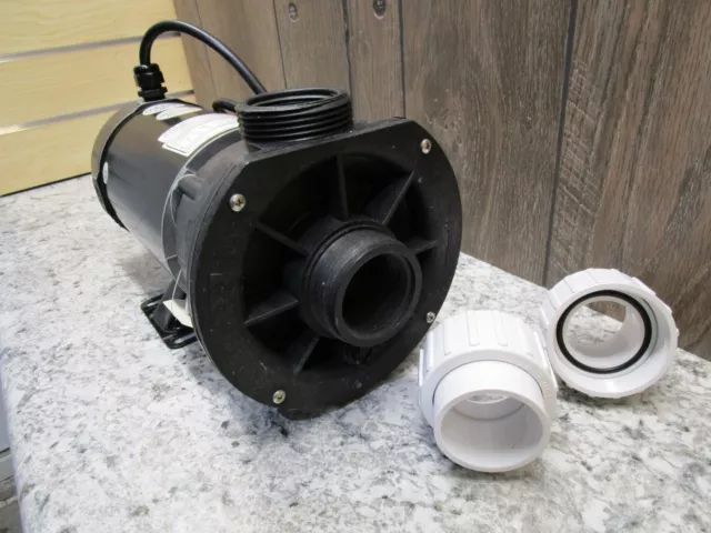 115 VOLT, 1.5 HP, 2 SPEED spa pump complete