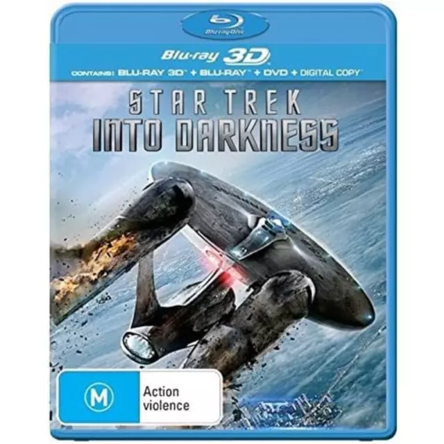 Star Trek into darkness blu ray 3D + blu ray +DVD +digital copy import Anglais