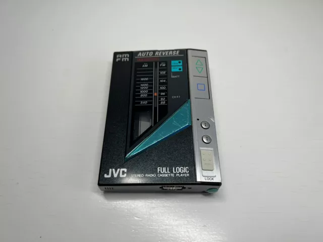 JVC CX-F7K Retro Walkman AM/FM Radio Rare -FOR PARTS AS-IS