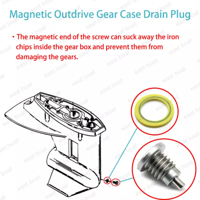 Drain Screw & Gasket 22-8M0058389 10-14834A1 22-67892A1 22-67892A06 191833