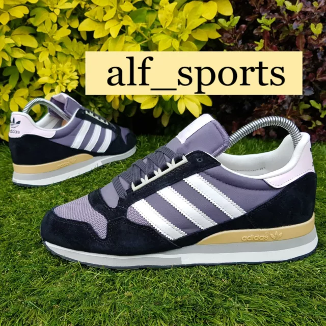 ❤ Scarpe da ginnastica Adidas originali nuove con etichette e autentiche ® ZX 500 in nero e onice UK taglia 11