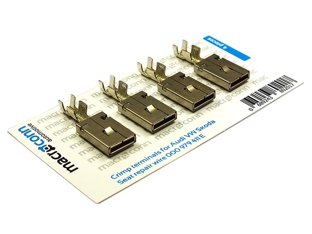 thumbnail image 2 of 6x Crimp Terminals (Pins) – Audi VW Skoda Seat Repair Wire, 000979150E 2 of 3