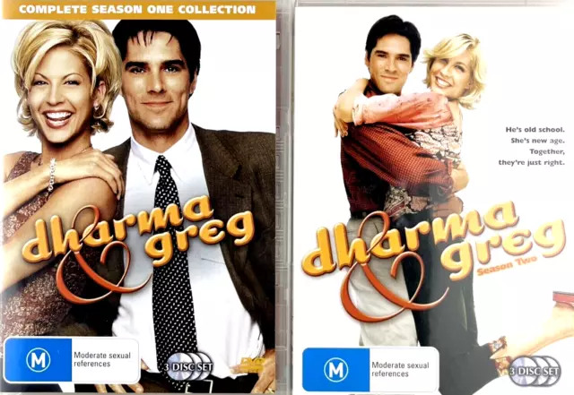 Dharma & Greg: The Complete Series | Season 1 & 2 (DVD, 6 Discs) NEW