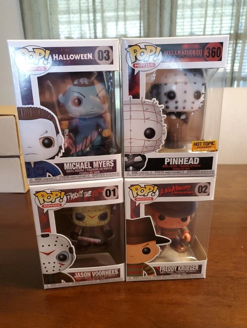 Funko Pop Lot Horror Movies Lot Freddy Jason Michael Pinhead