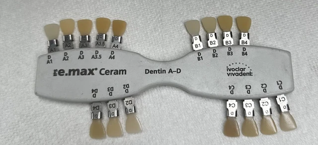 Emax Cream Shade Guide A-D/Bleach
