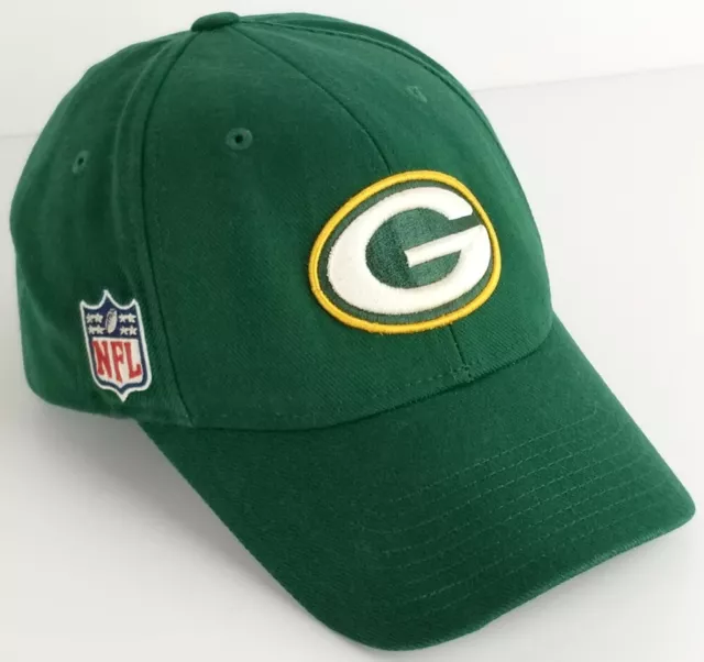 Green Bay Packers Wool Hat Strapback Cap Men's Green Yellow Reebok NFL Football