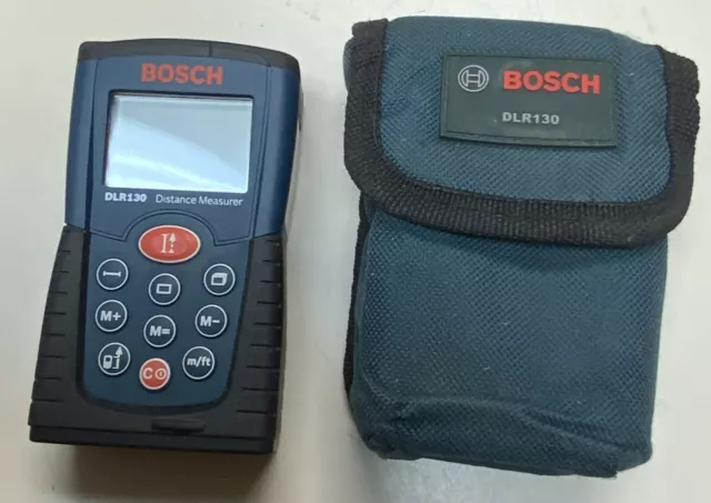 Bosch DLR130 Laser Distance Measurer with Pouch