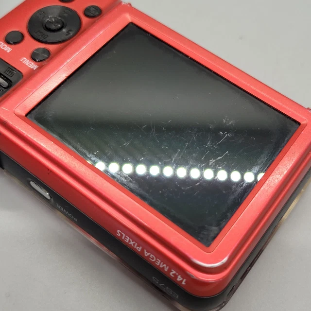 Samsung ES75 14,2 megapixel fotocamera digitale compatta testata in rosso 15