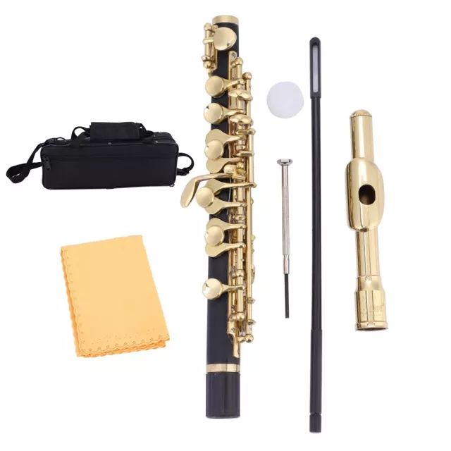 LADE C Key Advanced Piccolo Ottavino Plated with Case Accessories Sets Premium