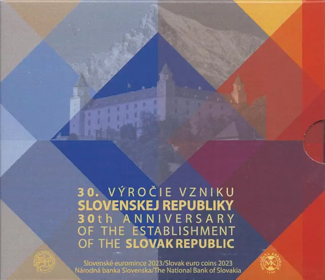 1x Coffret BU (8 pièces) série Slovaquie 2023 "30 ans de la République" (neuf)