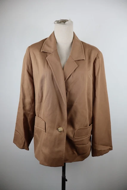 Blazer Vintage Femme Luisa Spagnoli - Taille 44 - Bleu - Occasion Très Bon état