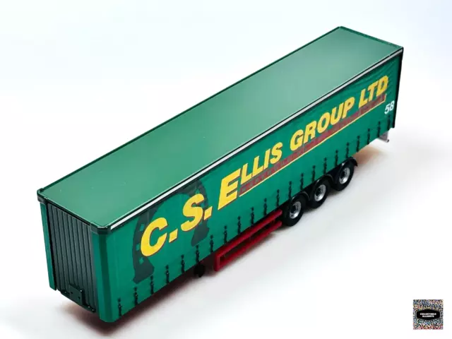 Corgi Cc13703 Curtainside Trailer Model Only Cs Ellis 1:50