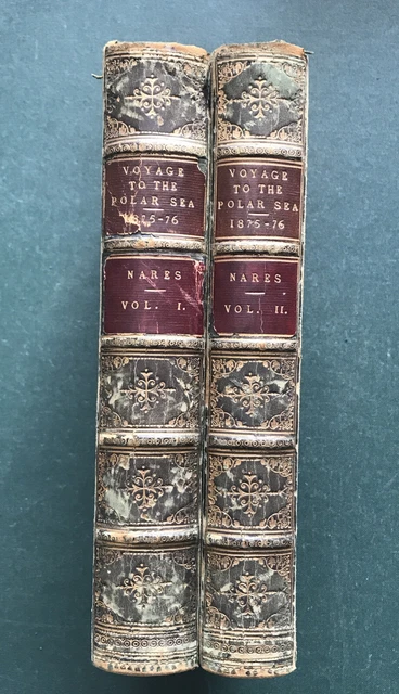Narrative Of A Voyage To The Polar Sea 1875-6 *Nares 1878* 2 Vols *Photo Illus*