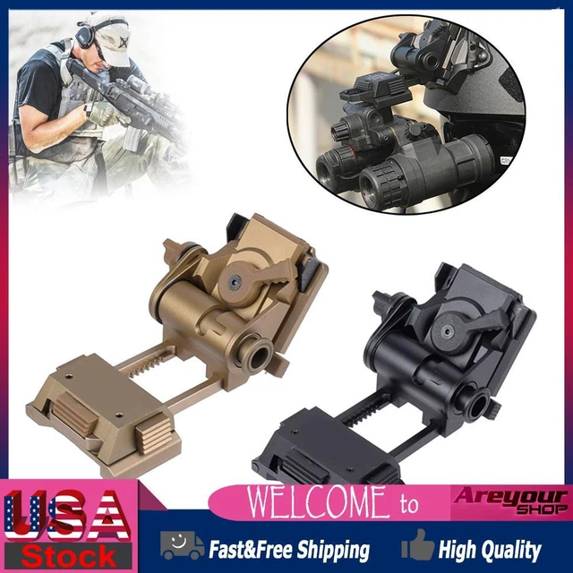 METAL CNC NIGHT Vision Tactical Helmet Mount L4G24 For PVS15 PVS18