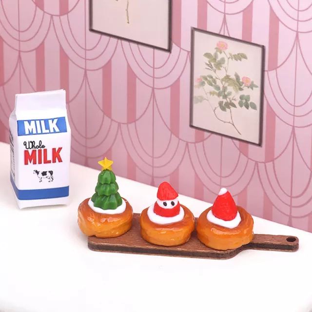 1:12 Casa de muñecas miniatura carne de Navidad