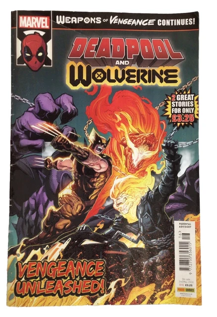 DEADPOOL & WOLVERINE Magazine 02/05/2024 Panini Comics Marvel Used £10.