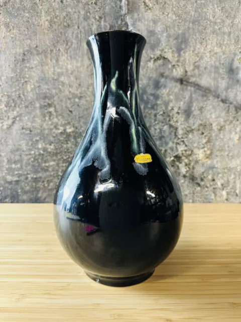 MCM Royal Haeger Mid Century Modern Blue Drip Glaze 12" Tall Vase