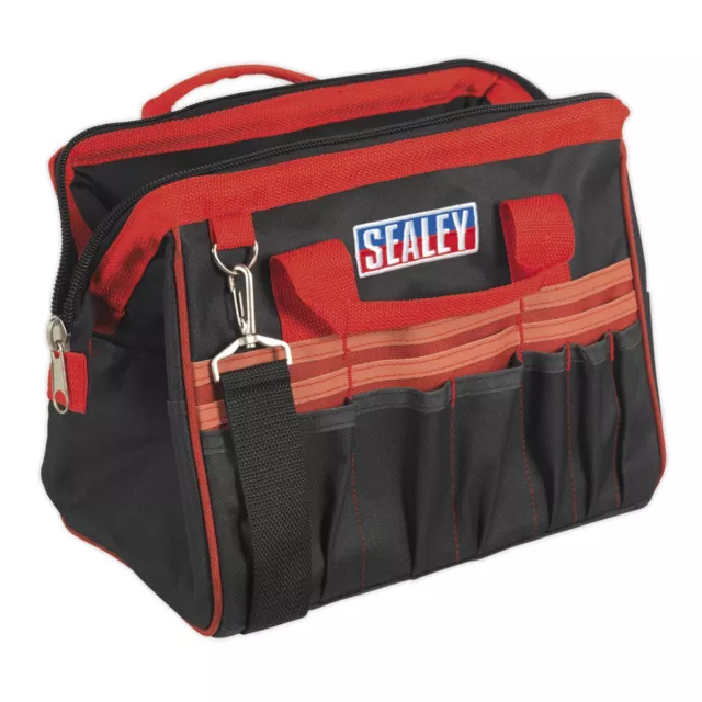 Sealey 300mm Tool Storage Bag with Multi-Pockets Tool Bags Work Tools AP301