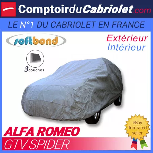 Housse Alfa Romeo GTV Spider - SoftBond® : Bâche de protection mixte