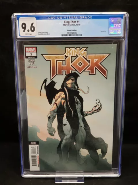 King Thor #1 2nd Printing Variant Cover CGC 9.6 NM+ Marvel Comics 2019 Gorr