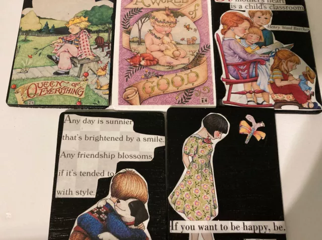 Lot Of Five Mary Engelbreit Homemade Magnets