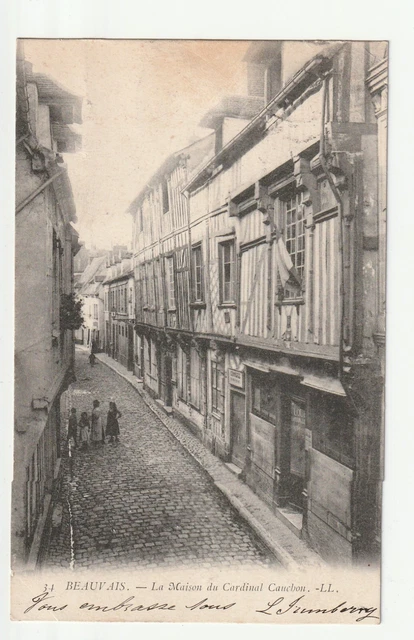 BEAUVAIS - Oise - CPA 60 - la Maison du Cardinal Cauchon