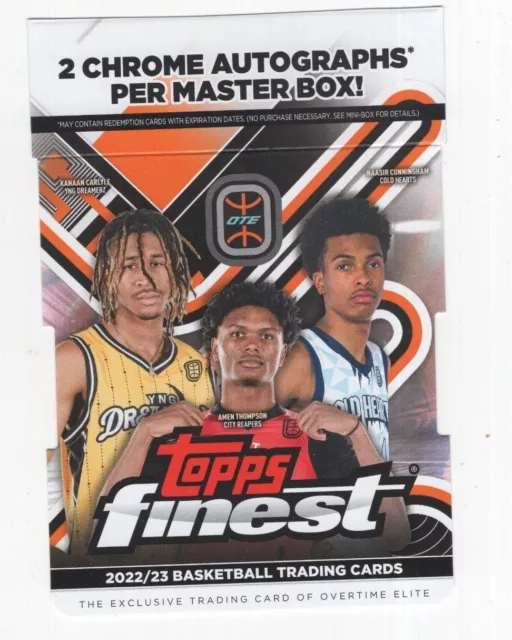 2022-23 Topps Finest Ote Overtime Elite Basketball Insert Pick Your Player