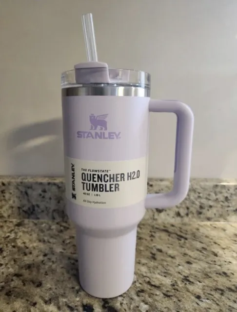 Stanley 40 oz. Quencher H20  💦ORCHID Flowstate Tumbler with Straw💜