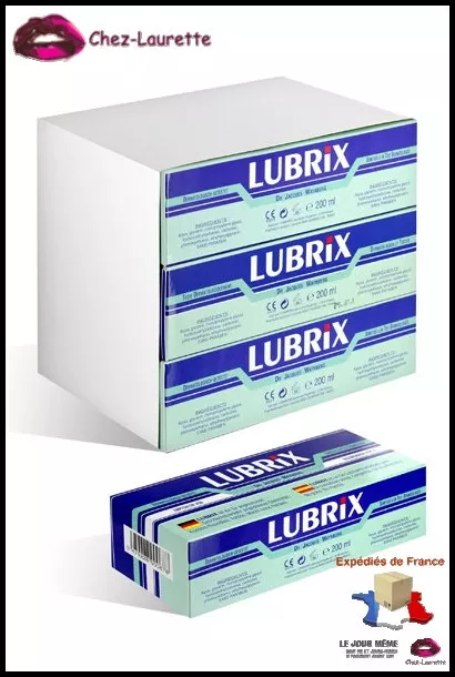 Lubrix 200ml Gel Lubrifiant Intime Eau Non Gras Penetration Anal Vaginal Sodomie 2