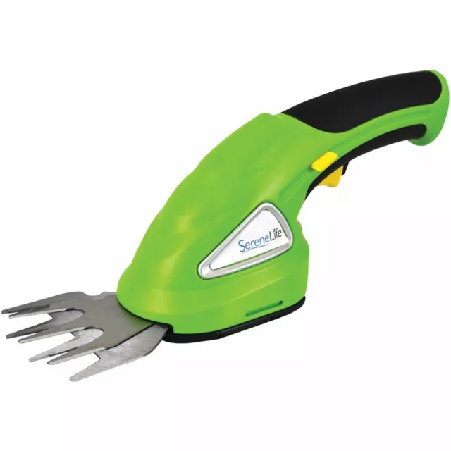 Serene Life Cordless Electric Handheld Shears and Shrub Trimmers Green OPEN BOX