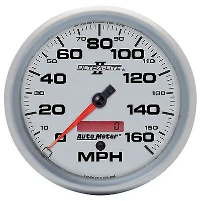 AutoMeter 5in U/L II In-Dash Speedo 160MPH - 4989