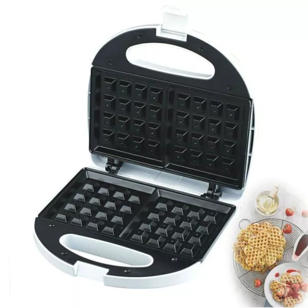 Macchina Per Cialde A Cuore Piastra Waffle Acciaio Waffel Waffle Wafer 750w